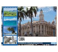 CUBA CARIBBEAN DREAM DESTINATION (Wall Calendar 2026 DIN A4 landscape), CALVENDO 12 Month Wall Calendar: Cuba - The Antilles Island attracts with white dream beaches and a versatile fascinating nature