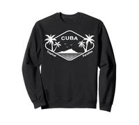 Cuba Caribe Palmera Isla Vacaciones en la Habana Recuerdo Sudadera