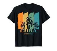 Cuba Caribe Palmeras Playa Descanso Relajación Souvenir Camiseta
