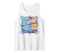 Cuba Escena callejera de La Habana Auto Clasico Recuerdo Camiseta sin Mangas