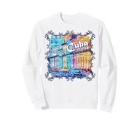 Cuba Escena callejera de La Habana Auto Clasico Recuerdo Sudadera
