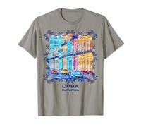 Cuba Escena callejera de La Habana Recuerdo Auto Clasico Camiseta