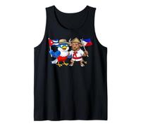 Cuba Filipinas Bandera Orgulloso Cubano Herencia Filipina Camiseta sin Mangas