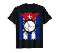 Cuba Flag Baseball Cuban Heritage Camiseta