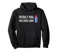 Cuba Flag Patria Y Vida Free Cuba Sudadera con Capucha