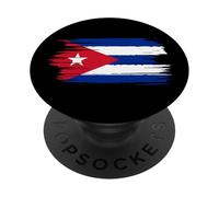 Cuba Havana Freedom National Flag Country Pride Roots PopSockets PopGrip Adhesivo