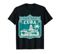 Cuba is Calling and I Must Go - Camiseta de Regalo de Viaje Camiseta