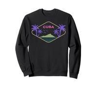 Cuba Isla Palmeras Caribe Vacaciones en la Habana Recuerdo Sudadera