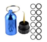 Cuba - Kit de juntas tóricas - Juego de juntas de sellado, herramienta de selección de latón, guía de identificación de tamaño | Colección de servicios de equipos de buceo profesional para regulador y