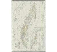 Cuba Map Journal: Vintage 1899 Map of Cuba Notebook (Blank Lined Journal, 6"x9" Lined Pages, 200 pages)