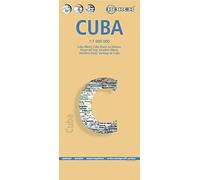 Cuba, mapa de carreteras plastificado. Escala 1:1.000.000. Borch.: Einzelkarten: Cuba West 1:1 000 000, Cuba East 1:1 000 000, La Habana 1:16 000, ... Cuba administrative & time zones (Borch Map)
