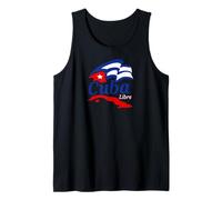 Cuba National Flag Country Pride Roots Vintage Gift Camiseta sin Mangas