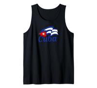Cuba National Flag Country Pride Roots Vintage Gift Camiseta sin Mangas