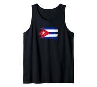 Cuba National Flag Country Pride Roots Vintage Gift Camiseta sin Mangas