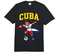 Cuba Orgullosa Mujer Cubana Raíces Dabbing Comfort Colors Adult Heavyweight T-Shirt