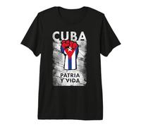 Cuba Patria y Vida Camiseta Premium