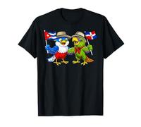 Cuba República Dominicana Bandera Orgullosa Herencia Cubana Camiseta