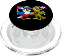 Cuba República Dominicana Bandera Orgullosa Herencia Cubana PopSockets PopGrip para MagSafe