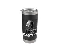 Cuba Revolution Latin America Fidel Castro Vaso térmico de acero inoxidable de doble pared