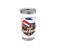 Cuba Travel Squad Travel Adventure Trip Cuba Vaso térmico de acero inoxidable de doble pared
