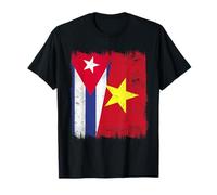 Cuba Vietnam Media Bandera Cubana Vietnamita Historia Camiseta