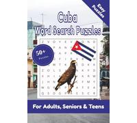 Cuba Word Search Puzzle: 50+ Puzzles Word Search Easy to Read about Cuba and More | 6x9 inches, 110 pages | Gift for Cuba, Countries & Traveling Lover