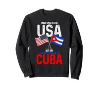 Cuban American Mi Historia Comenzó En Cuba Pride Vintage Sudadera