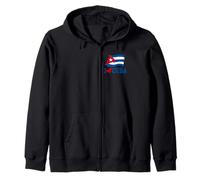 Cuban Flag Cuba Design Miami Spanish Cuban Sudadera con Capucha