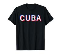 Cuban Flag Cuba Havana Caribbean Vacation Camiseta