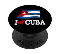 Cuban Flag Cuba T-Shirt Miami Spanish Cuban Shirt PopSockets PopGrip Adhesivo