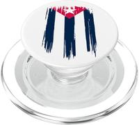 Cuban Flag Cuba White Star Proud Cubano Patria y Vida PopSockets PopGrip para MagSafe