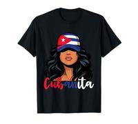 Cuban Girl Cuba Flag Orgulloso Cubana Mujeres Cubanita Camiseta