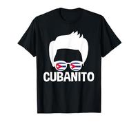 Cubanito Cuban Boy Cuban Flag Gafas de sol Cubano Hombres Camiseta