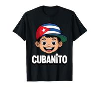 Cubanito Fun Kids - Gorra con Bandera de Cuba Camiseta