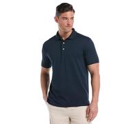 Cubavera Essential Textured Performance Polo Shirt, Moisture-Wicking Technology, Regular Fit Camisa, Azul a Cuadros, S para Hombre