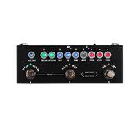 Cube BABY - Pedal de efectos múltiples recargable, efecto de reverberación de coro, adecuado para guitarra eléctrica, bajo, guitarra acústica, pedal de alimentación, cable de alimentación fino para