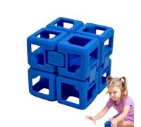 Cube Fidget, 3D Printed Sensory Tool, Handheld Game, Versatile Usage Scenarios, Novelty Cool Gadget, Classroom Prize for Home, Classroom, Workplace Use, 3.15x1.57x0.79 Inches