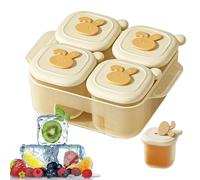 Cube Food Freezer Tray - Meat Puree Container for Meal Storage