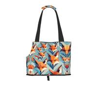 Cube Fox - Bolsa de hombro para mascotas, diseño plegable, bolsa de viaje para gatos y perros pequeños