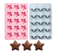 Cube Ice Mold - 2 Pack Food Grade Silicone Ice Maker Molds Easy Release Cute Shape Trays For Freezer, Cocktail Whiskey Bourbon Beer Drinks, Home Kitchen Bar Summer