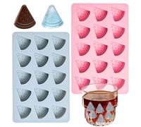 Cube Ice Mold - 2 piezas Easy Release Food Grades | Cute Ice Maker Silicone Molds | For Freezer Cocktail Bourbon Whiskey Home Kitchen Restaurant Bar Summer Party Holiday