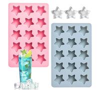 Cube Ice Mold - 7.09x4.41x0.71 Inches 2 Pieces Food Grade Maker - Cute Ice Maker Silicone Molds | Freezer Whiskey Cocktail Bourbon Beer Drink Juice Milk Home Restaurant Bar