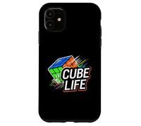 Cube Life Puzzle Solver Speedcuber Enthusiast Carcasa para iPhone 11