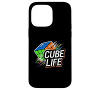 Cube Life Puzzle Solver Speedcuber Enthusiast Carcasa para iPhone 14 Pro MAX