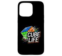 Cube Life Puzzle Solver Speedcuber Enthusiast Carcasa para iPhone 15 Pro MAX