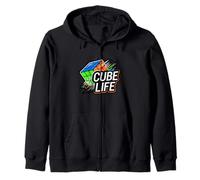Cube Life Puzzle Solver Speedcuber Enthusiast Sudadera con Capucha