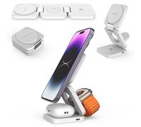 Cubenest El cargador plegable inalámbrico magnético 3 en 1 E310 blanco