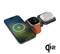 Cubenest Qi2 El cargador plegable inalámbrico magnético 3 en 1 EQ310 gris