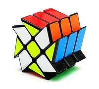CuberSpeed Windmill Magic Cube 3x3 Black Wheel Fenghuolun Twisty Puzzle 3x3x3 Speed Cube Puzzle