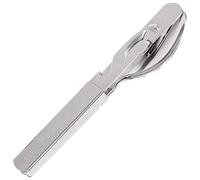 Cubertería camping ejército alemán de acero inoxidable